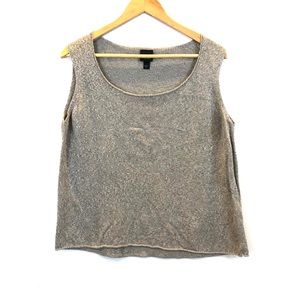 Eileen Fisher | Grey Sleeveless Sweater